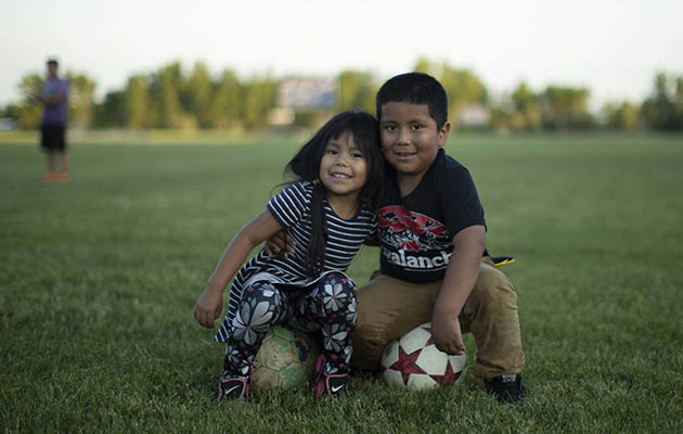 Karen kids from Bright campaign